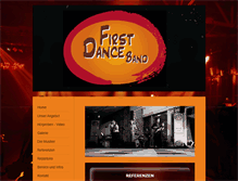 Tablet Screenshot of firstdance.at